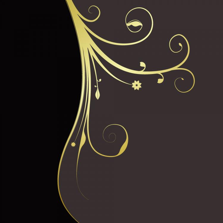 free vector Gold lace